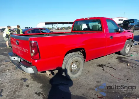 2004 Chevrolet Silverado 1500 Work Truck from USA, damaged, VIN 1GCEC14T84Z217286